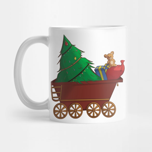 Christmas Tree Wagon by Pafart